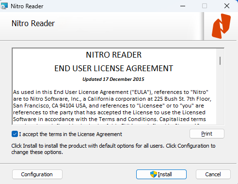 Nitro Reader