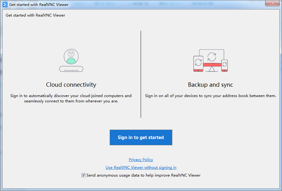 RealVNC Viewer